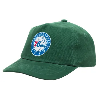 Philadelphia 76ers, Children's Baseball Cap, 100% Cotton Drill, GREEN (COTTON, CHILDREN'S, ONE SIZE)