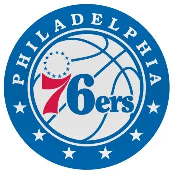 Philadelphia 76ers, Mousepad Round 20cm