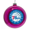 Purple Christmas tree ornament bauble 8cm