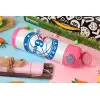 Easter candle, Childrens hot water bottle, stainless steel, with safety straw, PINK (500ml)