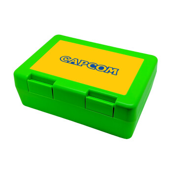 Capcom, Παιδικό δοχείο κολατσιού ΠΡΑΣΙΝΟ 185x128x65mm (BPA free πλαστικό)