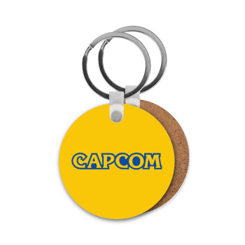 Capcom, Μπρελόκ Ξύλινο στρογγυλό MDF Φ5cm