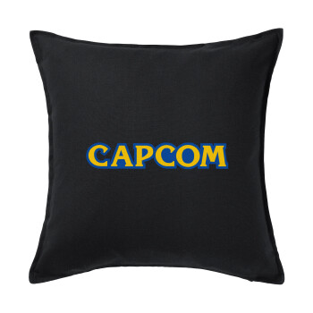 Capcom, Μαξιλάρι καναπέ Μαύρο 100% βαμβάκι, περιέχεται το γέμισμα (50x50cm)