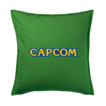 Capcom, Μαξιλάρι καναπέ Πράσινο 100% βαμβάκι, περιέχεται το γέμισμα (50x50cm)