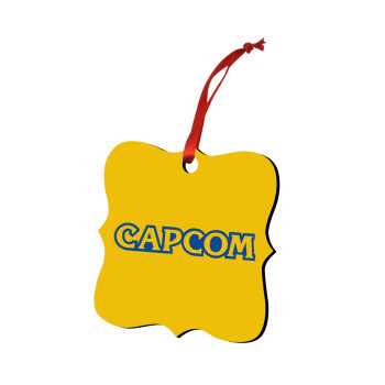 Capcom, Χριστουγεννιάτικο στολίδι polygon ξύλινο 7.5cm