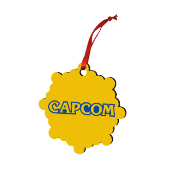 Capcom, Χριστουγεννιάτικο στολίδι snowflake ξύλινο 7.5cm