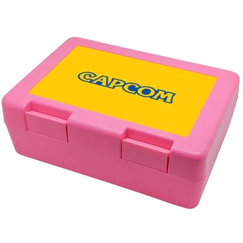 Capcom, Children's cookie container PINK 185x128x65mm (BPA free plastic)