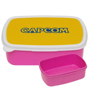 Capcom, ΡΟΖ παιδικό δοχείο φαγητού (lunchbox) πλαστικό (BPA-FREE) Lunch Βox M18 x Π13 x Υ6cm
