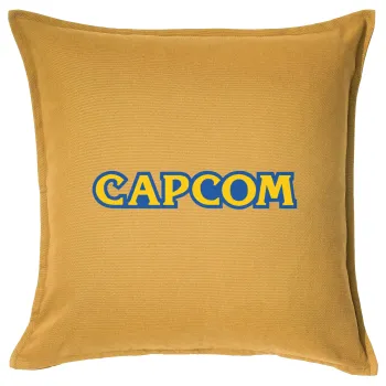 Capcom, Sofa cushion YELLOW 50x50cm includes filling