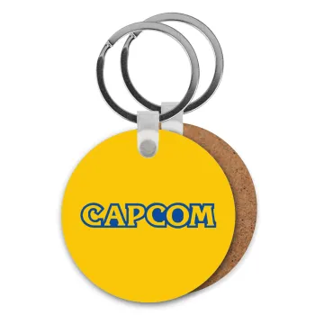 Capcom, Μπρελόκ Ξύλινο στρογγυλό MDF Φ5cm