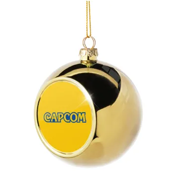 Capcom, Στολίδι Χριστουγεννιάτικη μπάλα δένδρου Χρυσή 8cm