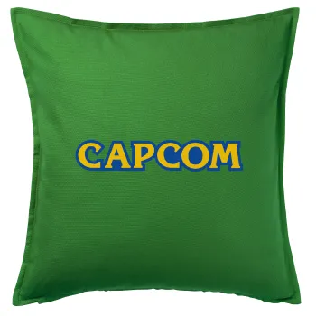 Capcom, Sofa cushion Green 50x50cm includes filling