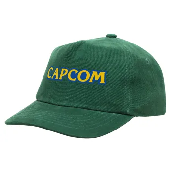 Capcom, Children's Baseball Cap, 100% Cotton Drill, GREEN (COTTON, CHILDREN'S, ONE SIZE)