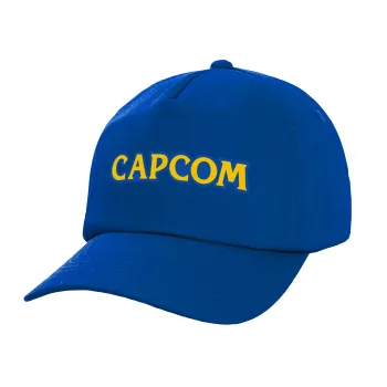 Capcom, Twill Καπέλο παιδικό ΜΠΛΕ (100% ΒΑΜΒΑΚΕΡΟ, ΠΑΙΔΙΚΟ, UNISEX)