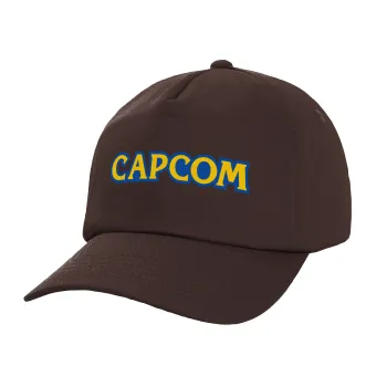 Capcom, Καπέλο Ενηλίκων Baseball, 100% Βαμβακερό, Chocolate, Καφέ (ΒΑΜΒΑΚΕΡΟ, ΕΝΗΛΙΚΩΝ, UNISEX, ONE SIZE)