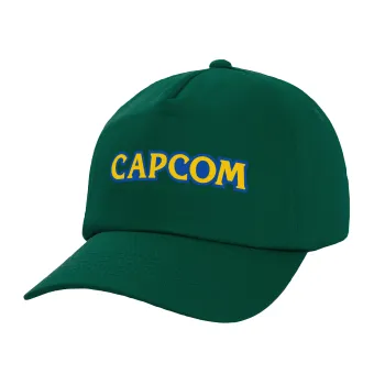 Capcom, Twill Καπέλο παιδικό Bottle Green (100% ΒΑΜΒΑΚΕΡΟ, ΠΑΙΔΙΚΟ, UNISEX)