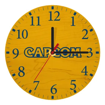 Capcom, Ρολόι τοίχου ξύλινο plywood (20cm)