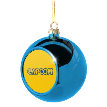 Capcom, Blue Christmas tree ball ornament 8cm