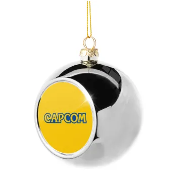 Capcom, Silver 8cm Christmas tree ball ornament