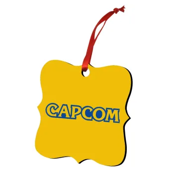 Capcom, Στολίδι Χριστουγεννιάτικο στολίδι polygon ξύλινο 7.5cm