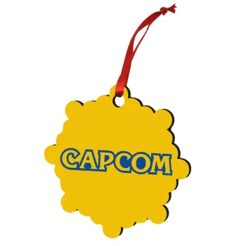 Capcom, Στολίδι Χριστουγεννιάτικο στολίδι snowflake ξύλινο 7.5cm