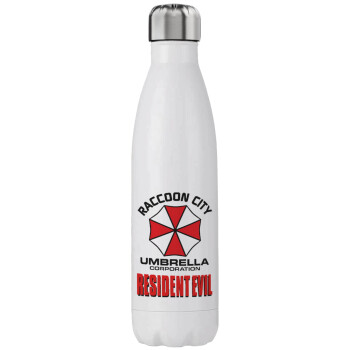 Resident Evil, Μεταλλικό παγούρι θερμός (Stainless steel), διπλού τοιχώματος, 750ml