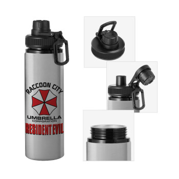 Resident Evil, Metallic water bottle with safety cap, 850ml aluminum
