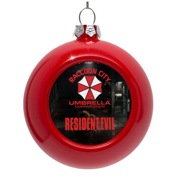 Resident Evil, Red Christmas tree ornament bauble 8cm