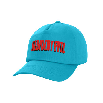 Resident Evil, Καπέλο Baseball, 100% Βαμβακερό, Low profile, Γαλάζιο
