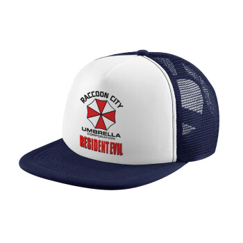 Resident Evil, Καπέλο Soft Trucker με Δίχτυ Dark Blue/White 