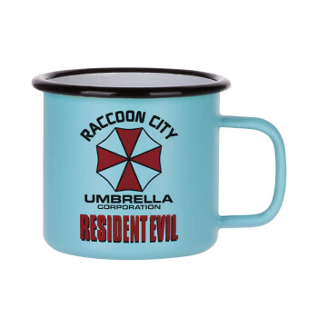 Resident Evil, Κούπα Μεταλλική εμαγιέ ΜΑΤ σιέλ 360ml