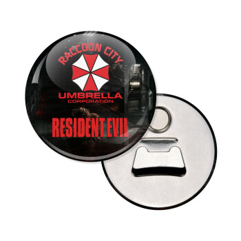 Resident Evil, Μαγνητάκι και ανοιχτήρι μπύρας στρογγυλό διάστασης 5,9cm