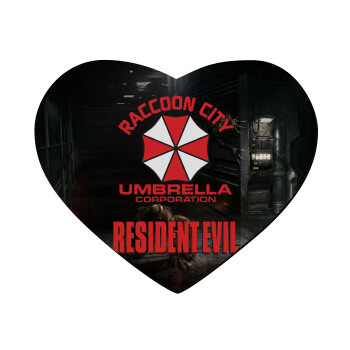 Resident Evil, Mousepad καρδιά 23x20cm