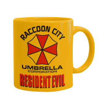 Resident Evil, Κούπα, κεραμική κίτρινη, 330ml (1 τεμάχιο)