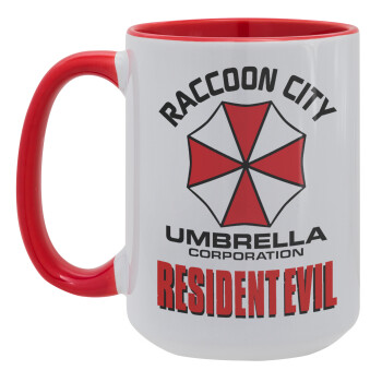 Resident Evil, Κούπα Mega 15oz, κεραμική Κόκκινη, 450ml