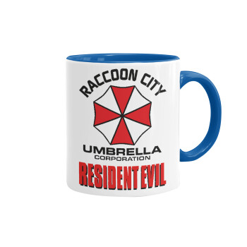 Resident Evil, Mug colored blue, ceramic, 330ml