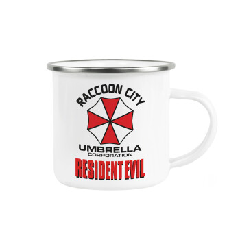 Resident Evil, Metallic enamel cup white 360ml