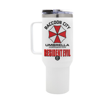 Resident Evil, Mega Stainless steel Tumbler with lid, double wall 1,2L