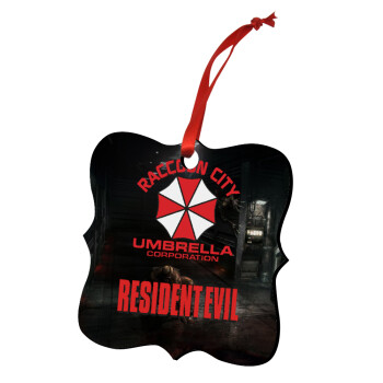 Resident Evil, Χριστουγεννιάτικο στολίδι polygon ξύλινο 7.5cm