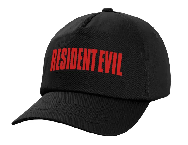 Resident Evil — Καπέλο Ενηλίκων Baseball, 100% Βαμβακερό,  Μαύρο (ΒΑΜΒΑΚΕΡΟ, ΕΝΗΛΙΚΩΝ, UNISEX, ONE SIZE)