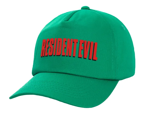 Resident Evil — Καπέλο Ενηλίκων Baseball, 100% Βαμβακερό,  Πράσινο (ΒΑΜΒΑΚΕΡΟ, ΕΝΗΛΙΚΩΝ, UNISEX, ONE SIZE)