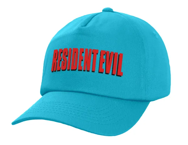 Resident Evil — Adult Baseball Cap, 100% Cotton, Blue (COTTON, ADULT, UNISEX, ONE SIZE)