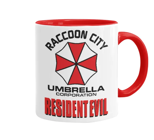 Resident Evil — Κούπα χρωματιστή κόκκινη, κεραμική, 330ml