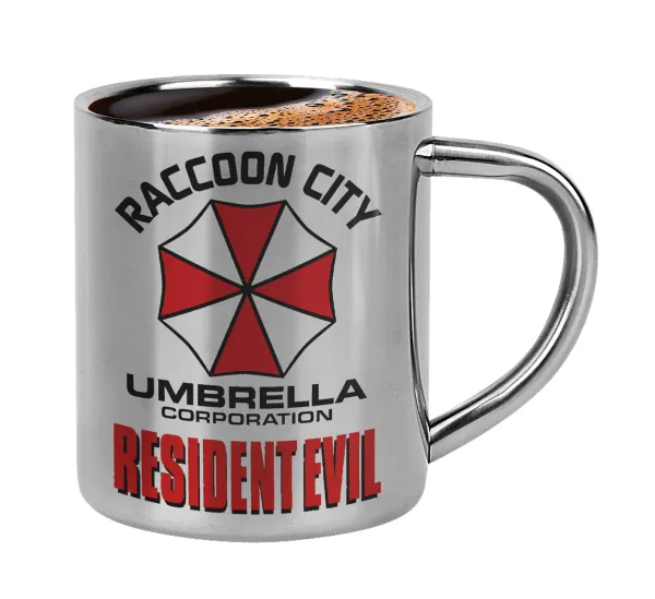 Resident Evil — Κουπάκι μεταλλικό διπλού τοιχώματος για espresso (220ml)