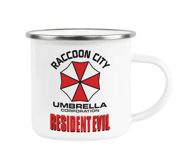 Resident Evil — Κούπα Μεταλλική εμαγιέ λευκη 360ml