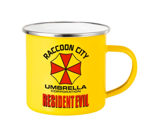 Resident Evil — Yellow Enamel Metallic Cup 360ml