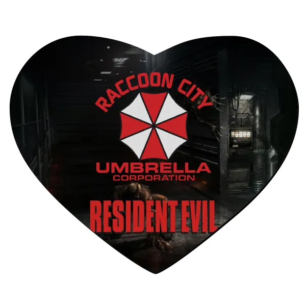 Resident Evil — Mousepad καρδιά 23x20cm