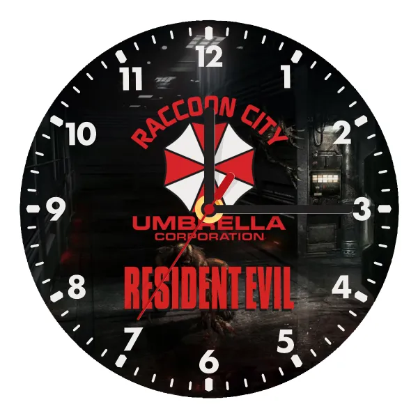 Resident Evil — Ρολόι τοίχου ξύλινο (20cm)