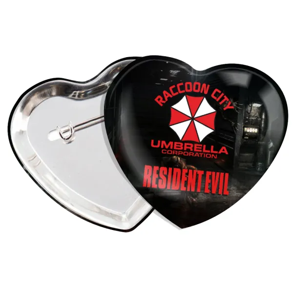 Resident Evil — καρδιά (57x52mm)