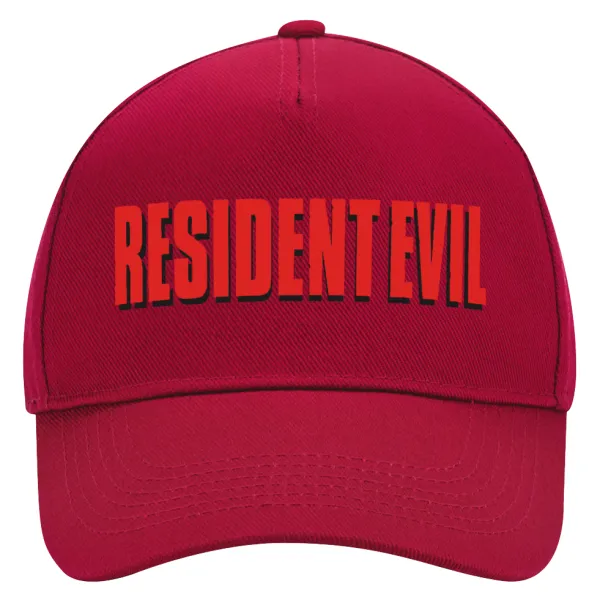 Resident Evil — Καπέλο Ενηλίκων Ultimate ΚΟΚΚΙΝΟ, (100% ΒΑΜΒΑΚΕΡΟ DRILL, ΕΝΗΛΙΚΩΝ, UNISEX, ONE SIZE)